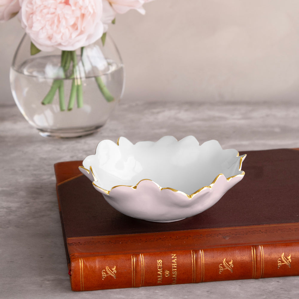Beatriz Ball Serveware Beatriz Ball ENCANTO Colette Mini Round Bowl  (Camellia and White)