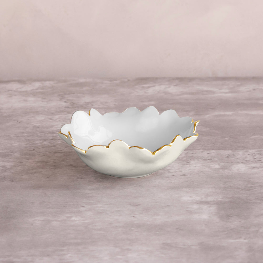 Beatriz Ball Serveware Beatriz Ball ENCANTO Colette Mini Round Bowl  (Cream and White)