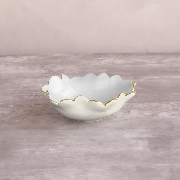 Beatriz Ball Serveware Beatriz Ball ENCANTO Colette Mini Round Bowl  (Cream and White)