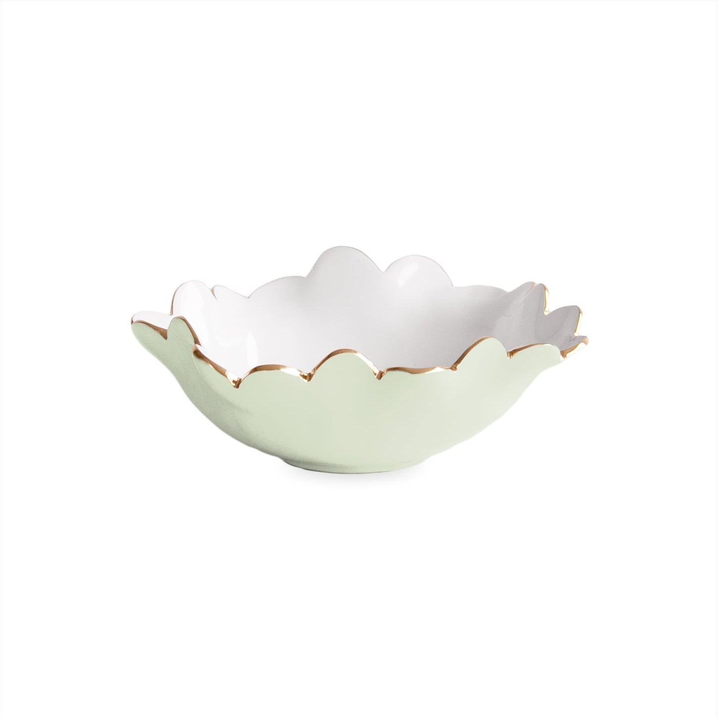 Beatriz Ball Serveware Beatriz Ball ENCANTO Colette Mini Round Bowl  (Pistachio and White)