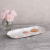 Beatriz Ball Serveware Beatriz Ball ENCANTO Colette Oblong Tray (Camellia and White)