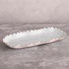 Beatriz Ball Serveware Beatriz Ball ENCANTO Colette Oblong Tray (Camellia and White)