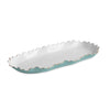 Beatriz Ball Serveware Beatriz Ball ENCANTO Colette Oblong Tray (Turquoise and White)