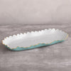 Beatriz Ball Serveware Beatriz Ball ENCANTO Colette Oblong Tray (Turquoise and White)