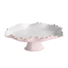 Beatriz Ball Serveware Beatriz Ball ENCANTO Colette Pedestal Cake Plate (Camellia and White)