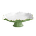 Beatriz Ball Giftware Beatriz Ball ENCANTO Colette Pedestal Cake Plate (Leaf Green and White)