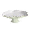 Beatriz Ball Serveware Beatriz Ball ENCANTO Colette Pedestal Cake Plate (Pistachio and White)