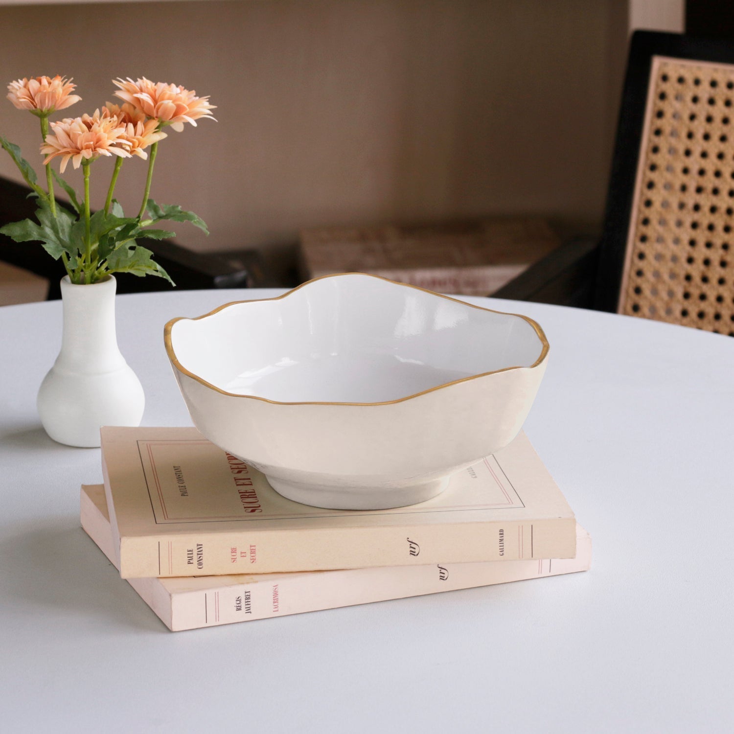 Beatriz Ball Serveware Beatriz Ball ENCANTO Dakota Small Bowl (Cream and White)