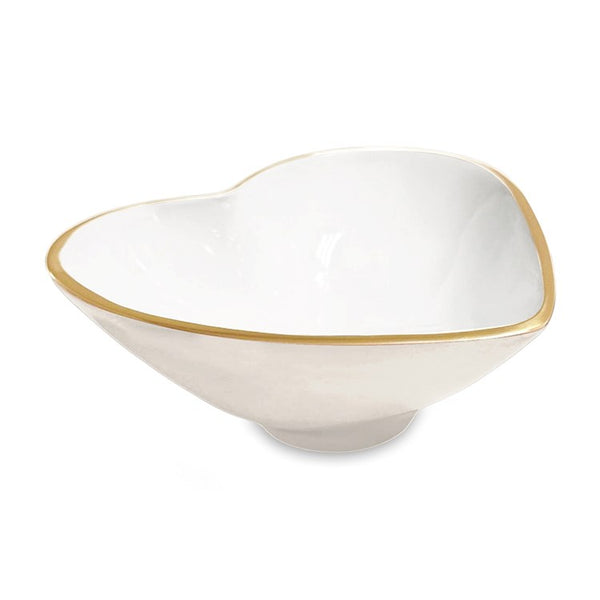 Beatriz Ball Serveware Beatriz Ball ENCANTO Deep Heart Small Bowl (Cream and White)