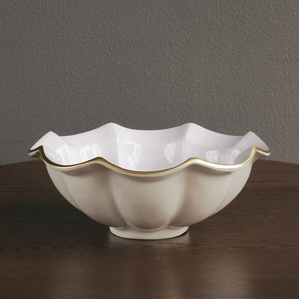 Beatriz Ball Serveware Beatriz Ball ENCANTO Devon Medium Bowl (Cream and White)