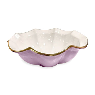 Beatriz Ball Serveware Beatriz Ball ENCANTO Devon Medium Bowl (Lilac and White)