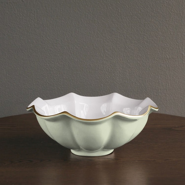 Beatriz Ball Serveware Beatriz Ball ENCANTO Devon Medium Bowl (Pistachio and White)