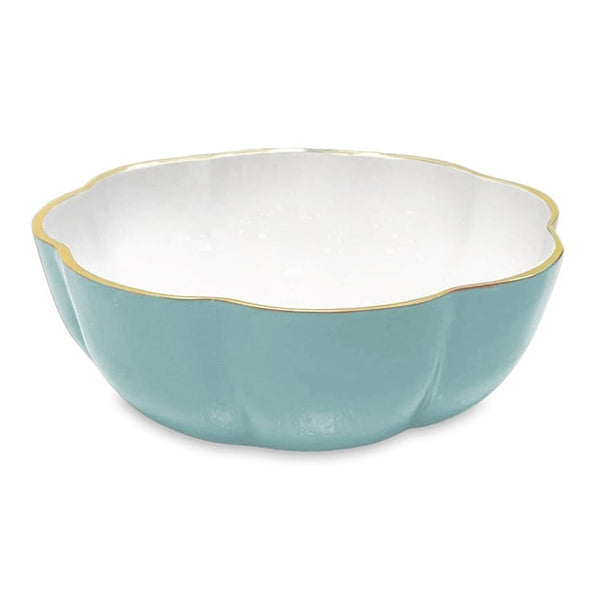 Beatriz Ball Serveware Beatriz Ball ENCANTO  Devon Mini Bowl (Turquoise and White)