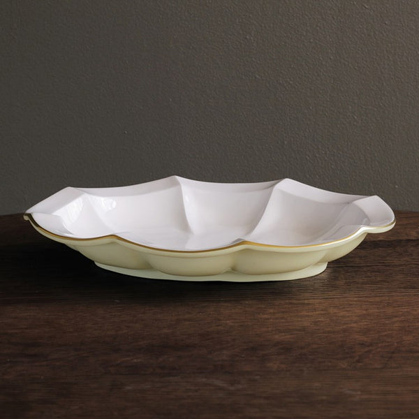 Beatriz Ball Serveware Beatriz Ball ENCANTO Devon Oval  Platter (Pistachio and White)