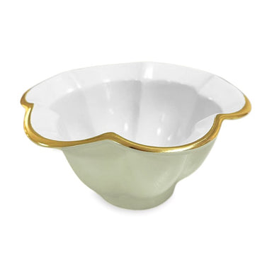 Beatriz Ball Serveware Beatriz Ball ENCANTO Devon Small Bowl (Pistachio and White)