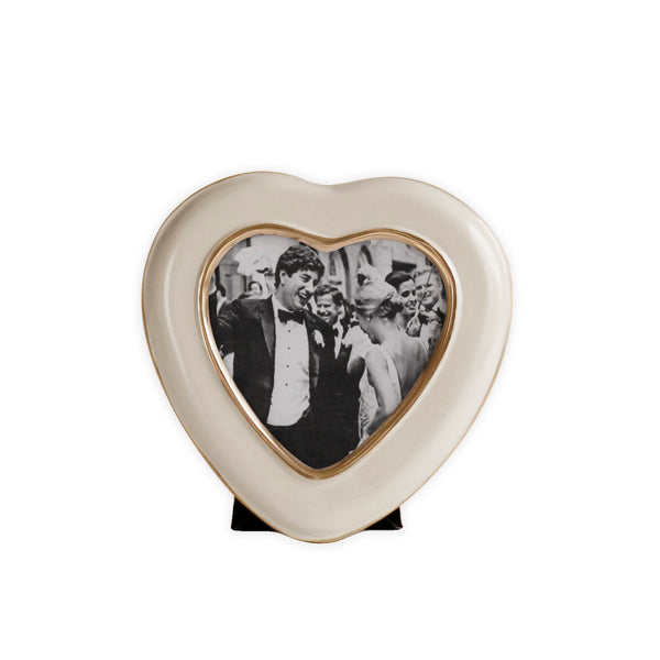 Beatriz Ball Picture Frames Beatriz Ball ENCANTO Giftables Heart Frame (Cream)