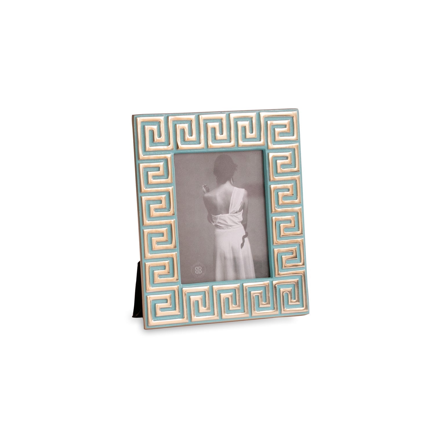 Beatriz Ball Picture Frames Beatriz Ball ENCANTO Greek Key Frame 5 x 7 (Turquoise)