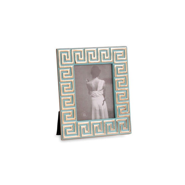 Beatriz Ball Picture Frames Beatriz Ball ENCANTO Greek Key Frame 5 x 7 (Turquoise)