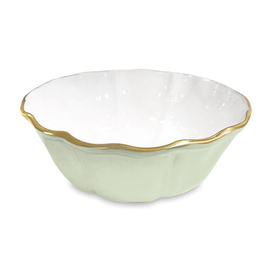 Beatriz Ball Serveware Beatriz Ball ENCANTO Lausanne Medium Bowl (Pistachio and White)