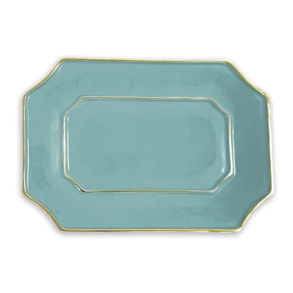 Beatriz Ball Serveware Beatriz Ball ENCANTO Lucca Large Rectangular Tray (Turquoise)