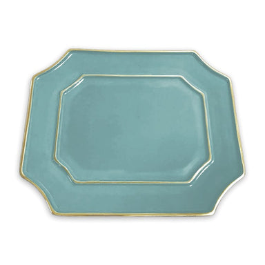 Beatriz Ball Serveware Beatriz Ball ENCANTO Lucca Medium Rectangular Tray (Turquoise)