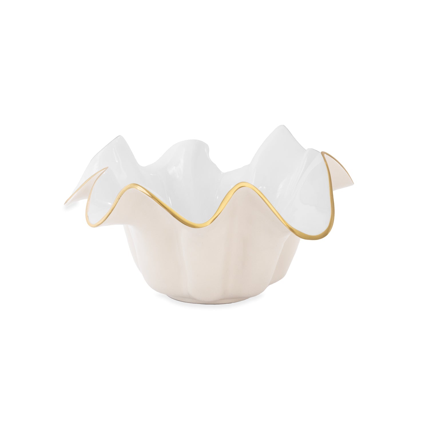 Beatriz Ball Servware Beatriz Ball ENCANTO Medium Medusa Bowl Cream and White
