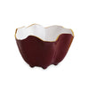 Beatriz Ball Giftware Beatriz Ball ENCANTO Onyx Ice Bucket (Bordeaux and White)