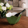 Beatriz Ball Servware Beatriz Ball ENCANTO Onyx Ice Bucket Leaf Green and White