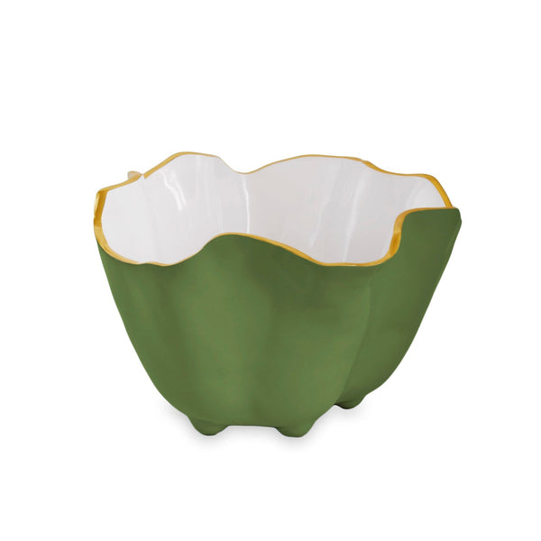 Beatriz Ball Servware Beatriz Ball ENCANTO Onyx Ice Bucket Leaf Green and White