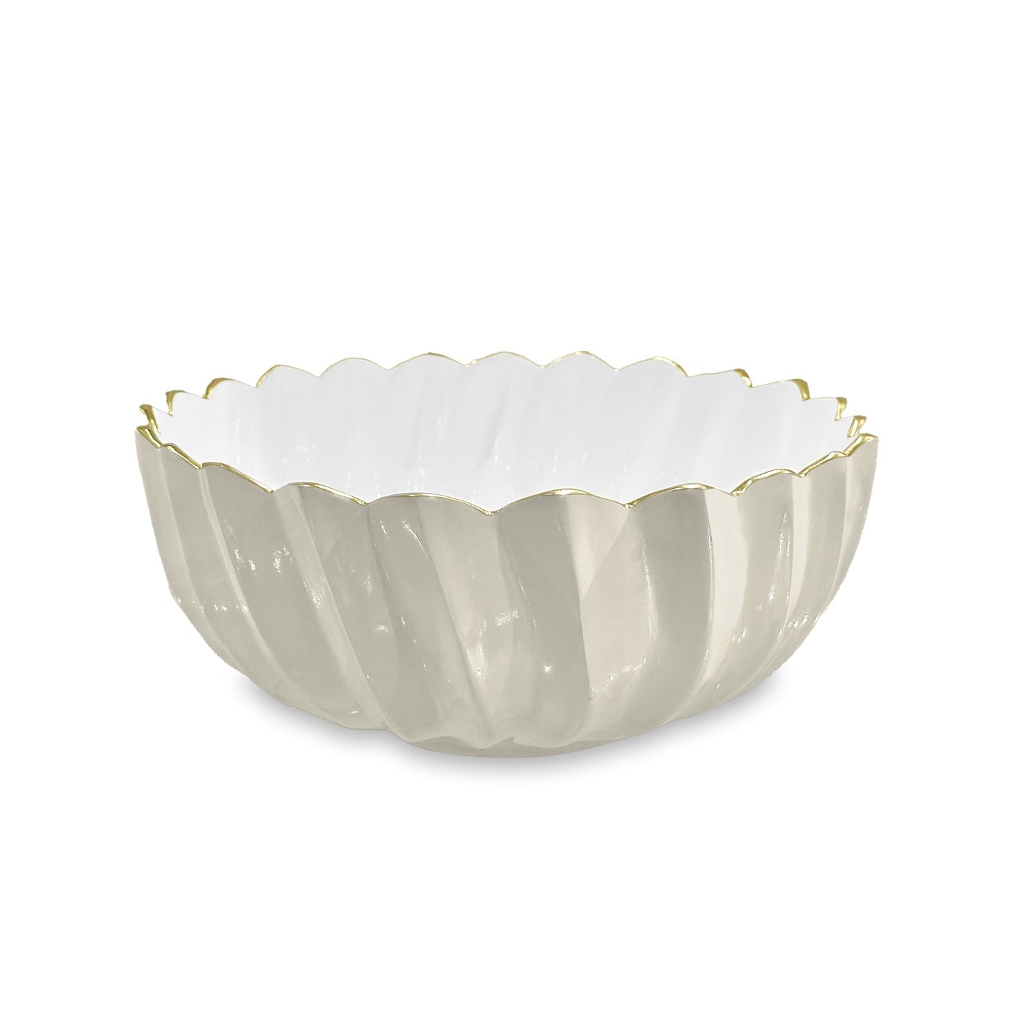 Beatriz Ball Serveware Beatriz Ball ENCANTO Orlando Medium Bowl (Cream and White)