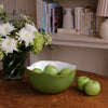 Beatriz Ball Servware Beatriz Ball ENCANTO Osaka Large Bowl Leaf Green and White