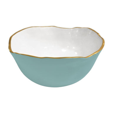 Beatriz Ball Serveware Beatriz Ball ENCANTO Osaka Large Bowl (Turquoise and White)