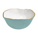 Beatriz Ball Serveware Beatriz Ball ENCANTO Osaka Large Bowl (Turquoise and White)