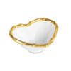 Beatriz Ball Serveware Beatriz Ball ENCANTO Small Bamboo Heart Bowl (White and Gold)