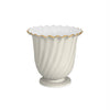 Beatriz Ball Servware Beatriz Ball ENCANTO Swirl  Vintage Ice Bucket Cream and White