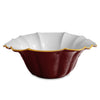 Beatriz Ball Giftware Beatriz Ball ENCANTO Tuscany Large Bowl (Bordeaux and White)