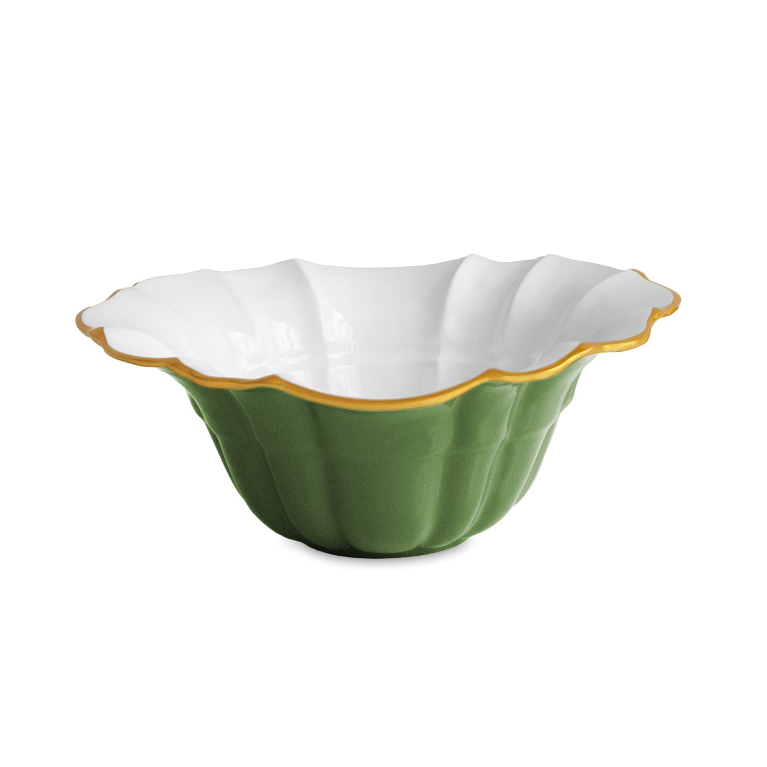 Beatriz Ball Serveware Beatriz Ball ENCANTO Tuscany Medium Bowl (Leaf Green and White)
