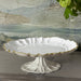 Beatriz Ball Giftware Beatriz Ball ENCANTO Tuscany Pedestal Cake Plate (Cream and White)