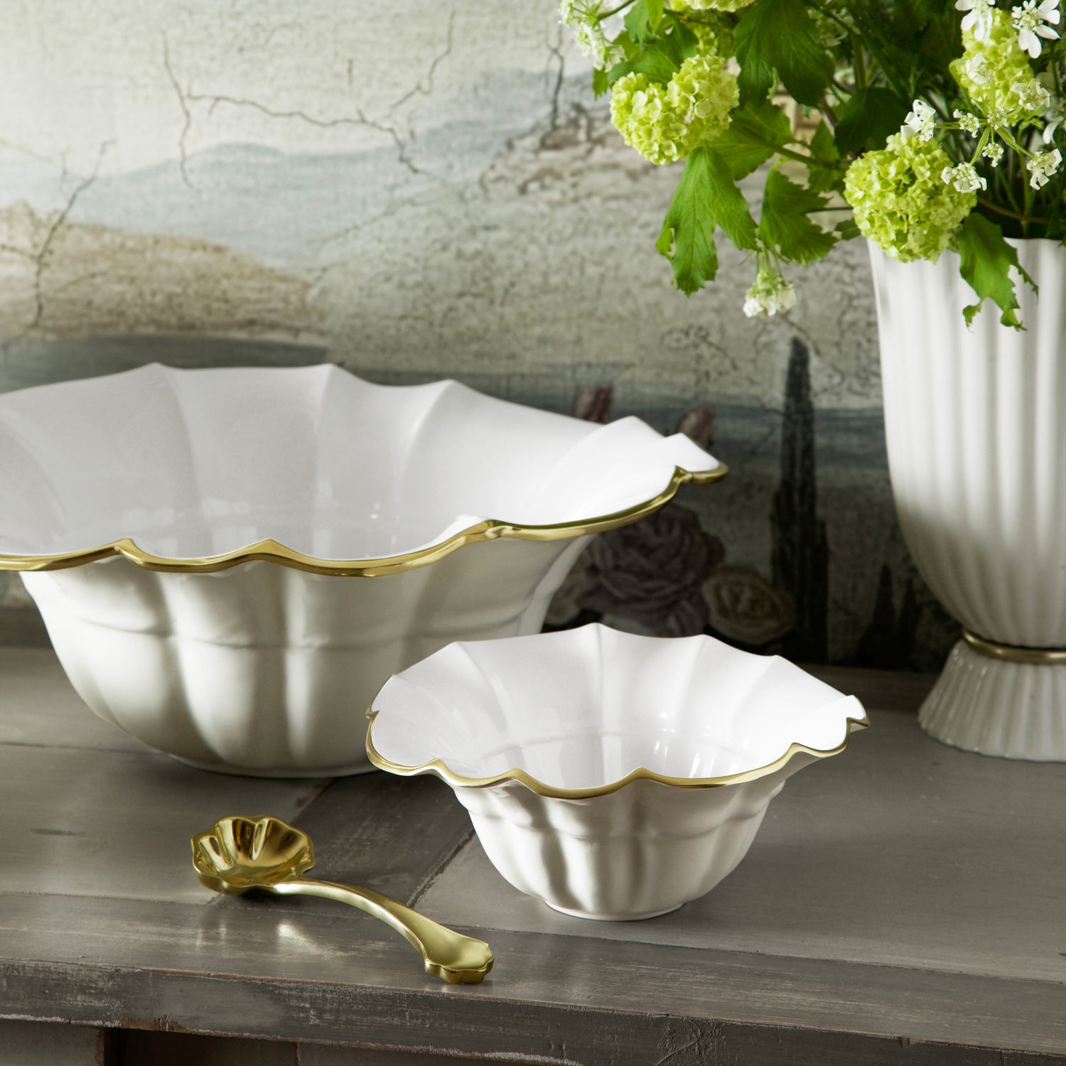 Beatriz Ball Serveware Beatriz Ball ENCANTO Tuscany Small Bowl (Cream and White)