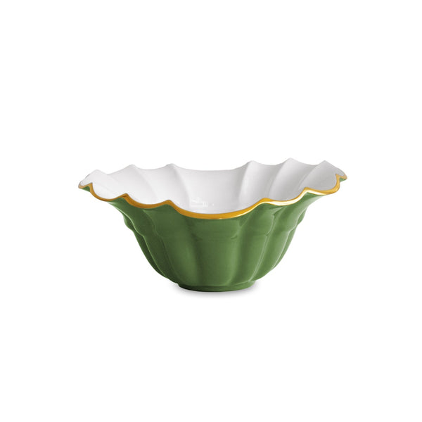 Beatriz Ball Serveware Beatriz Ball ENCANTO Tuscany Small Bowl (Leaf Green and White)