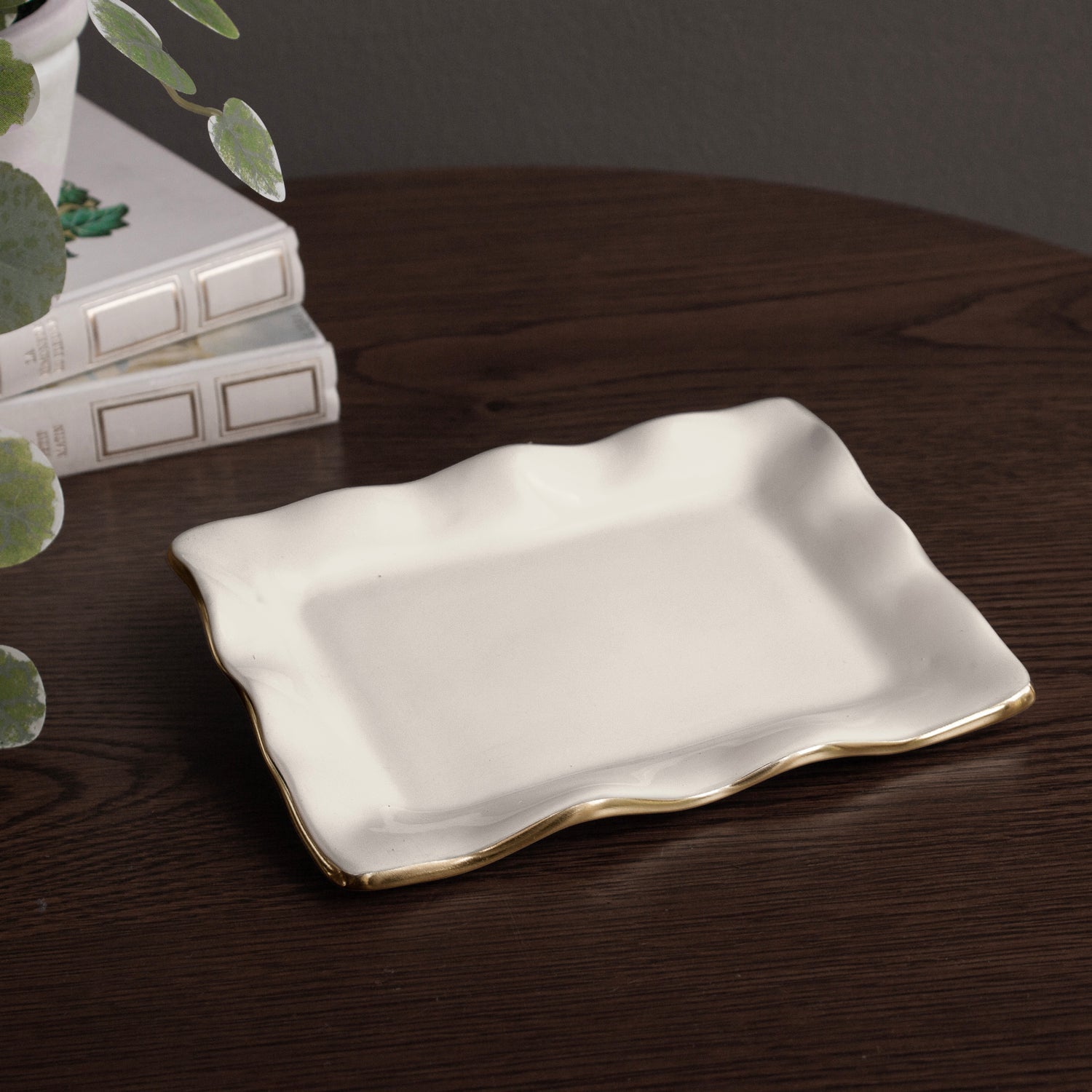 Beatriz Ball Serveware Beatriz Ball ENCANTO Vento Small Rectangular Tray (Cream)