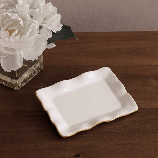 Beatriz Ball Serveware Beatriz Ball ENCANTO Vento Small Rectangular Tray (Cream)