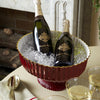 Beatriz Ball Giftware Beatriz Ball ENCANTO Vienna Large Centerpiece/Punch Bowl (Bordeaux and White)