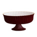 Beatriz Ball Giftware Beatriz Ball ENCANTO Vienna Large Centerpiece/Punch Bowl (Bordeaux and White)