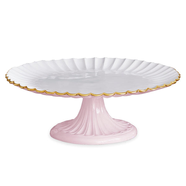 Beatriz Ball Servware Beatriz Ball ENCANTO Vienna Pedestal Cake Plate Camellia and White