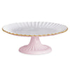 Beatriz Ball Servware Beatriz Ball ENCANTO Vienna Pedestal Cake Plate Camellia and White