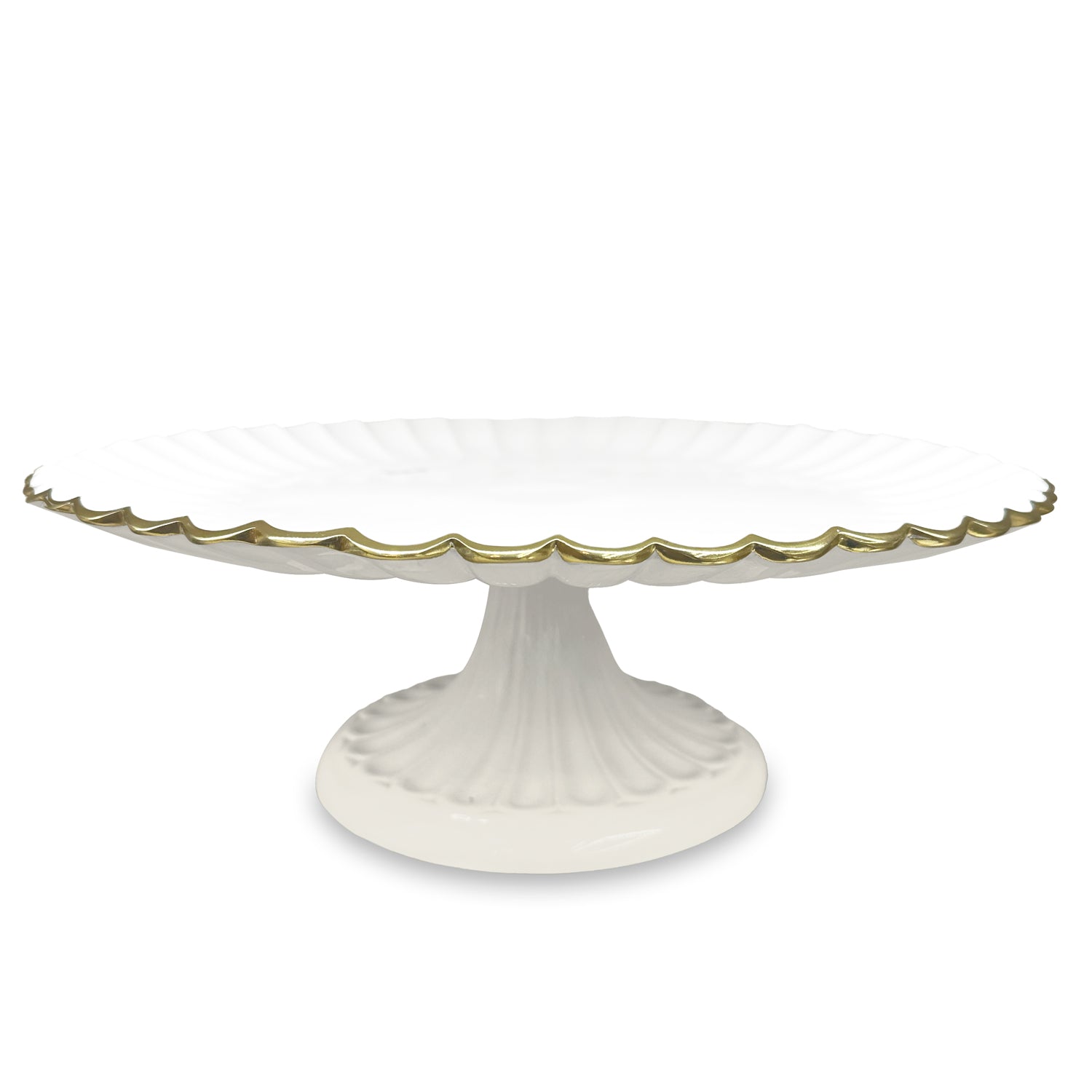 Beatriz Ball Serveware Beatriz Ball ENCANTO Vienna Pedestal Cake Plate (Cream and White)