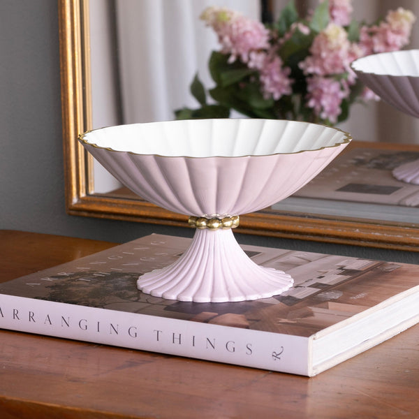 Beatriz Ball Serveware Beatriz Ball ENCANTO Vienna Small Pedestal (Camellia and White)