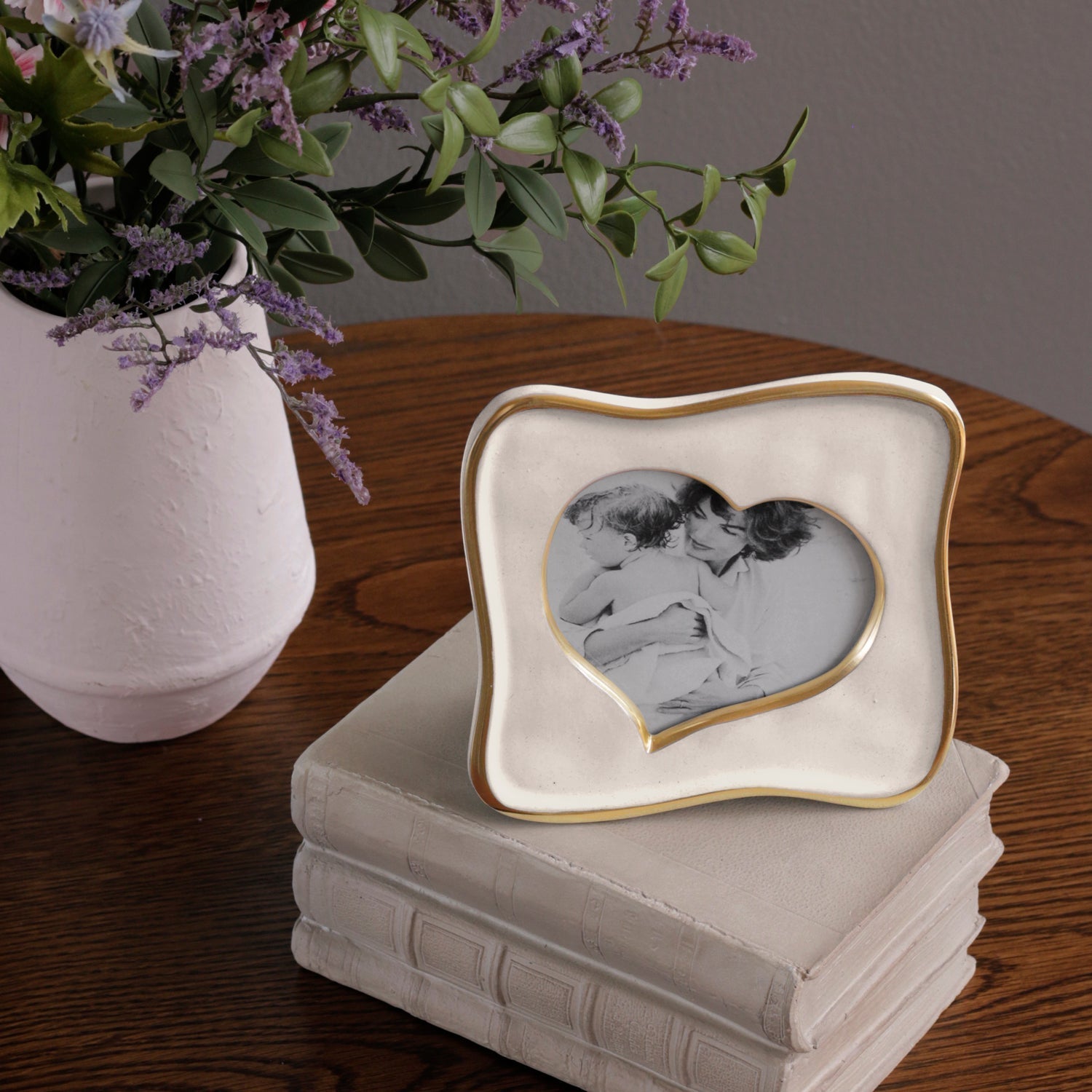 Beatriz Ball Serveware Beatriz Ball FRAME Encanto Curved Heart 5 x 5 (Cream)