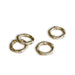 Beatriz Ball Giftware Beatriz Ball GIFTABLES Bamboo Napkin Rings Set of 4 (Gold)